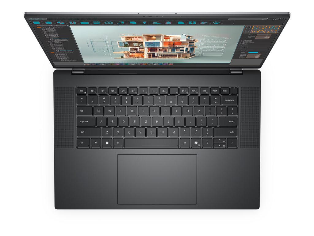 327d047b-fe59-4150-9475-146bdecac29f Dell Precision 16 5690 Intel Ultra 7 165H 16inch OLED TCH LCD 32GB RAM 2TB SSD, RTX 1000 Ada 6GB Backlit W11P Silver 3 year warranty - Afbeelding 1